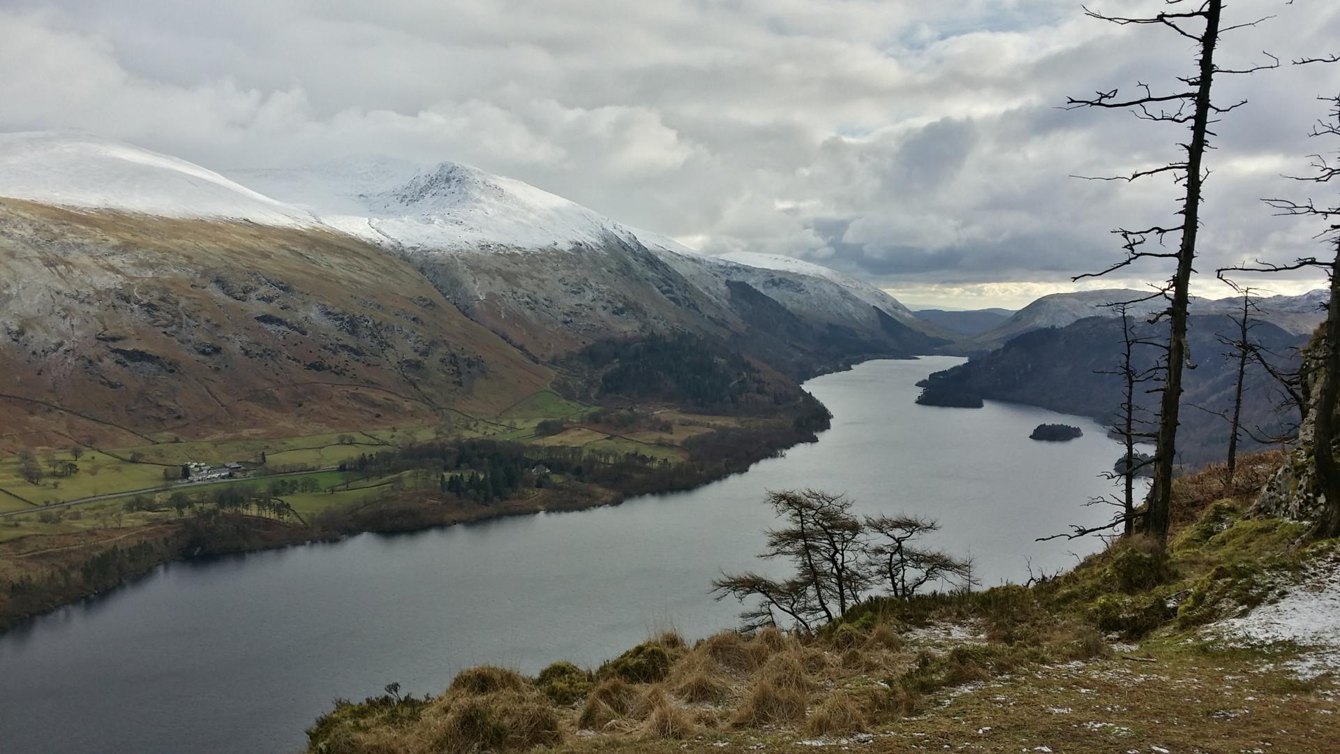 Stunning views of the man-made reservoir from Raven Crag